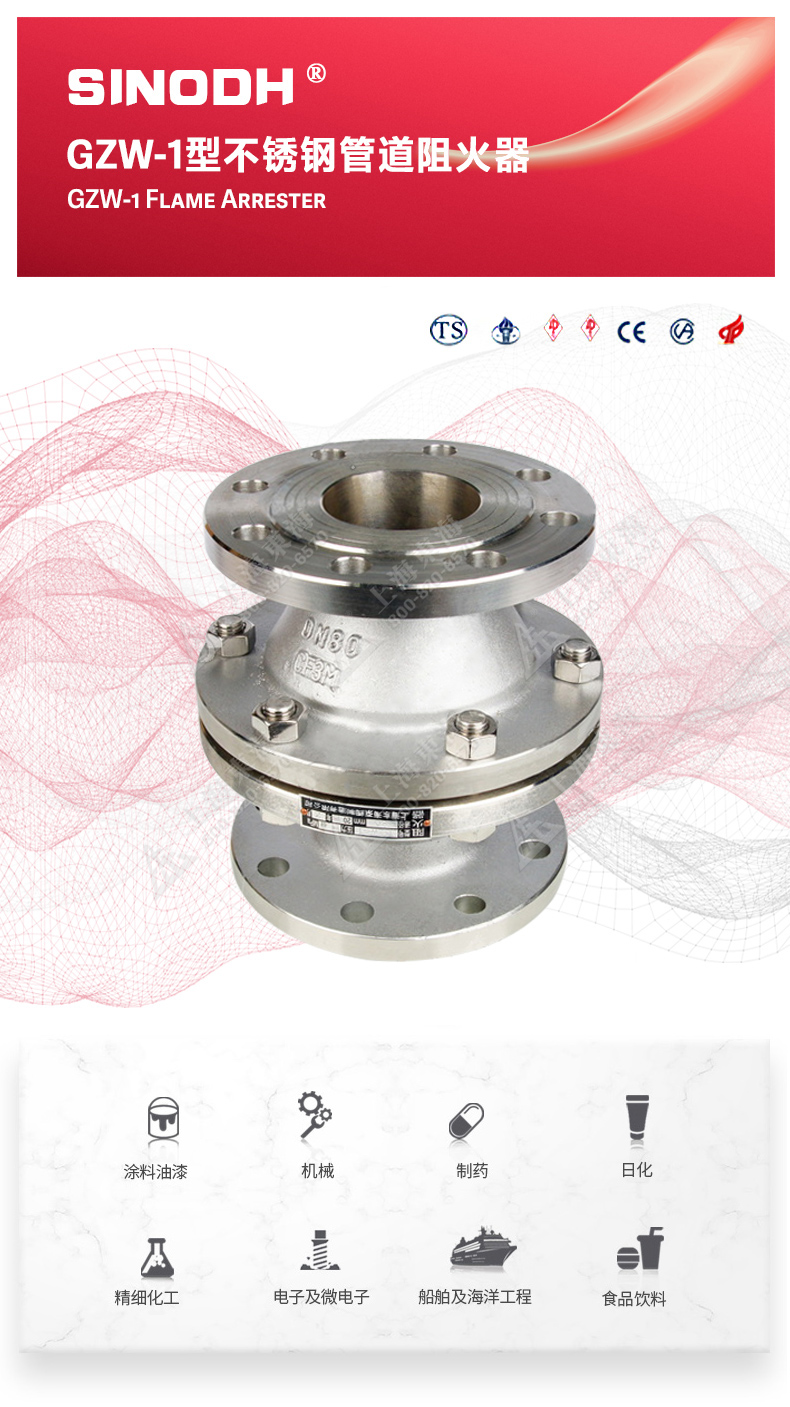 GZW-1不锈钢管道阻火器_江南登录网站_江南(中国)图片.jpg